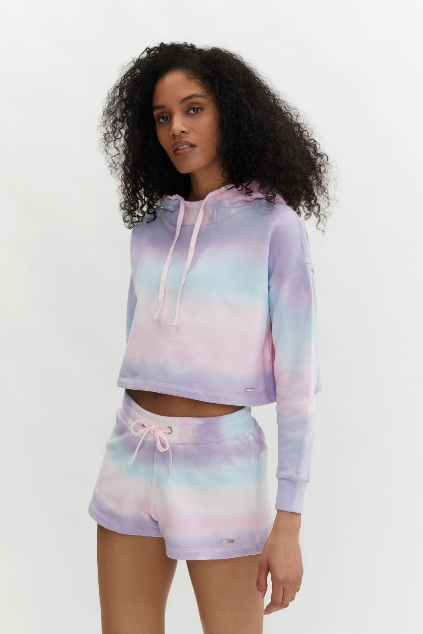 OMBRE HIGH NECK SUNRISE HOODIE