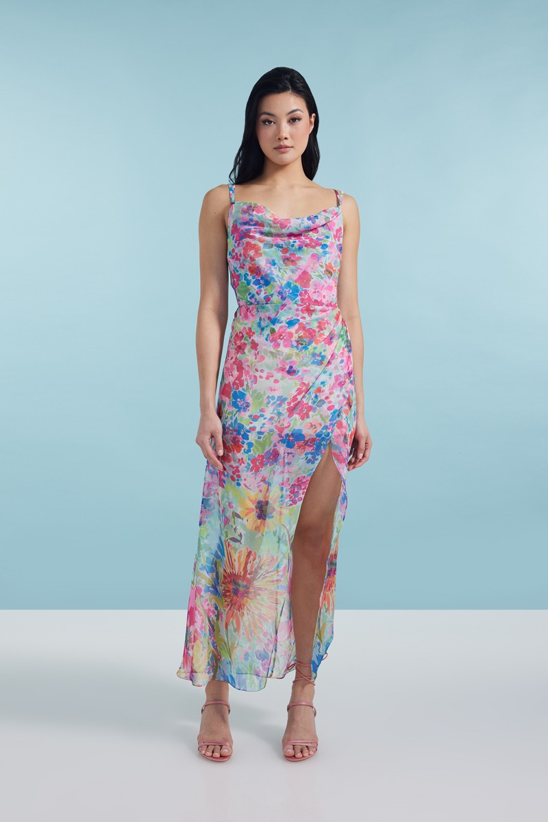 COCKTAIL OF FLOWERS DRESS